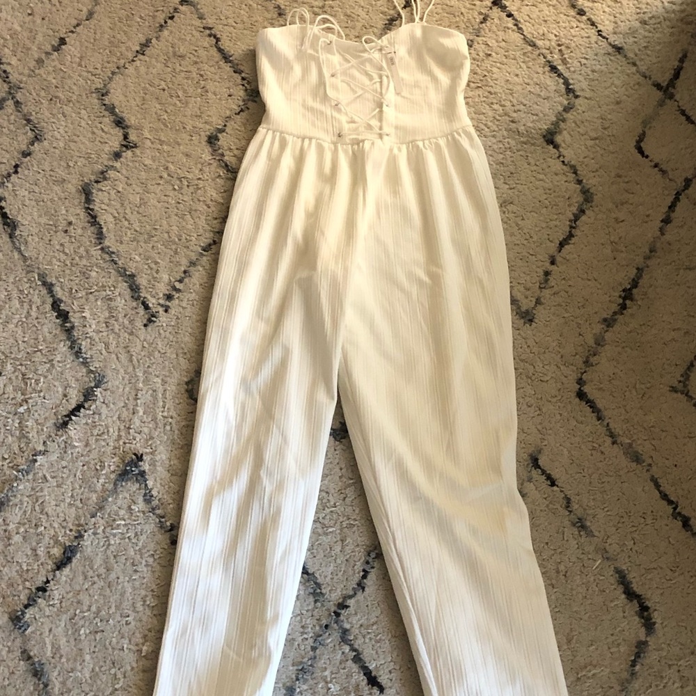 White jumpsuit